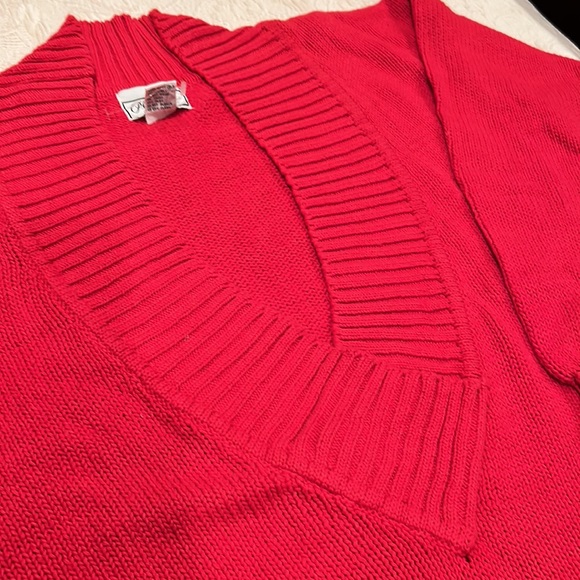 🌺 2 for $20 sale!  NWOT Bright red sweater! - Picture 7 of 9